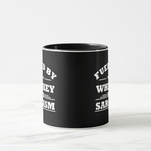 Mug Whiskey cite d'amusants propos d'alcool (Centre)