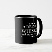 Mug Whiskey cite d'amusants propos d'alcool (Devant droit)