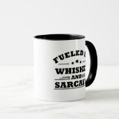 Mug Whiskey cite d'amusants propos d'alcool (Devant droit)