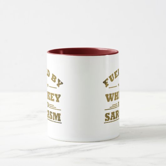 Mug Whiskey cite d'amusants propos d'alcool (Centre)