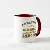 Mug Whiskey cite d'amusants propos d'alcool (Devant droit)