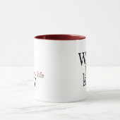 Mug Whiskey cite d'amusants propos d'alcool (Centre)