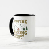Mug Whiskey cite d'amusants propos de campeurs de camp (Devant gauche)