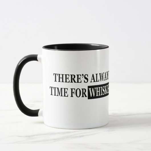 Mug Whiskey cite d'étranges paroles d'alcool (Gauche)