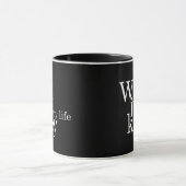 Mug Whiskey cite d'humoristiques paroles d'alcool cade (Centre)