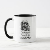 Mug Whiskey crâne gothique Vintage Halloween Party (Gauche)