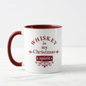Mug Whiskey est mon esprit de Noël (Gauche)