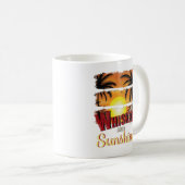 Mug Whiskey et Sunshine, Orange Sunset Summer (Devant droit)