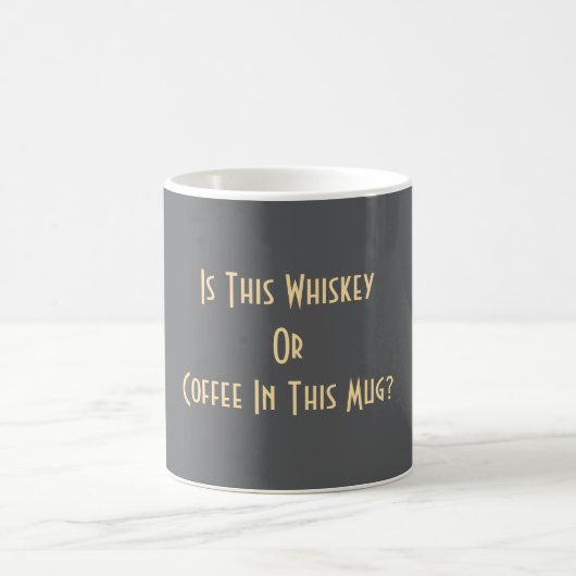 Mug Whiskey Ou Café ? Gris (Centre)