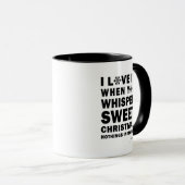 Mug Whisper Sweet Christmas Nothings Holiday Coffee (Devant droit)