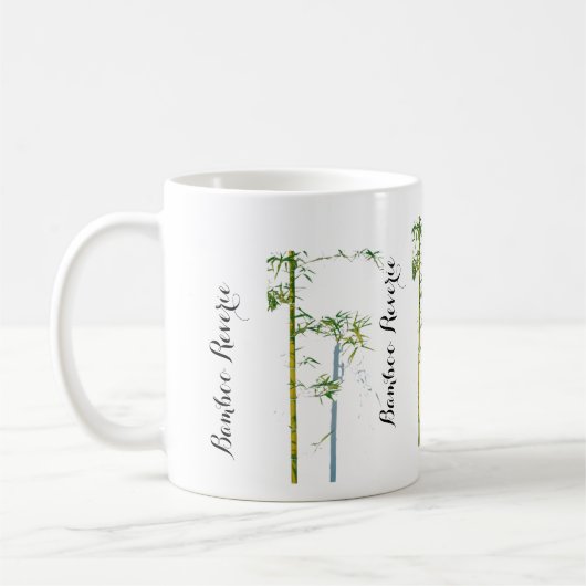 Mug Whispering Bamboo Between Growth and Void Fragment (Gauche)