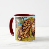 Mug Whispering Cat, Louis Wain (Devant gauche)