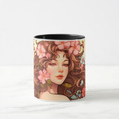 Mug Whispering Vines Art Nouveau Beauty (Centre)