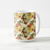 Mug Whispers à papillons dans les tons de la Terre (Devant droit)