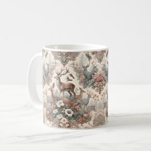 Mug Whispers Forêt Enchantée : Faune victorienne (Devant gauche)