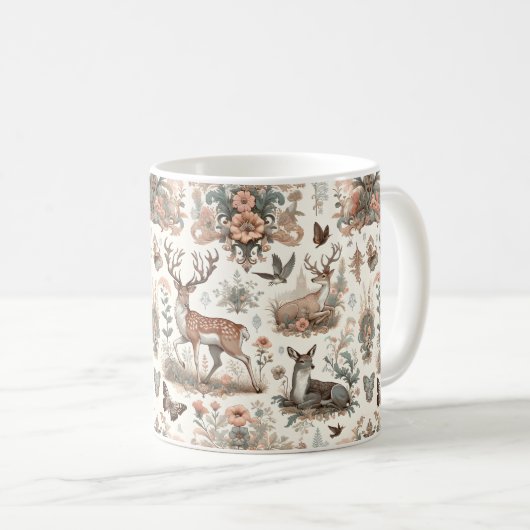 Mug Whispers Forêt Enchantée : Faune victorienne (Devant droit)