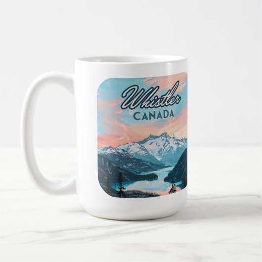Mug Whistler Canada Colombie-Britannique Station de sk (Gauche)