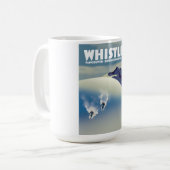 Mug Whistler Colombie-Britannique Canada Ski (Devant gauche)