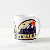 Mug Whistler Colombie-Britannique Canada Ski minimalis (Devant droit)