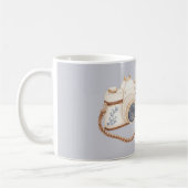 Mug White Blue Camera (Gauche)