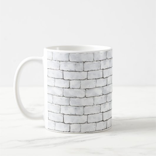 Mug White Bricks (Gauche)