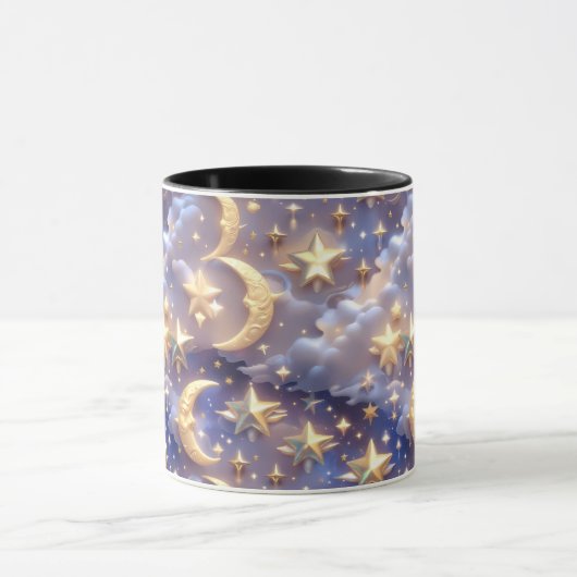 Mug - White Celestial Moon (Centre)