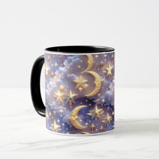 Mug - White Celestial Moon (Devant gauche)