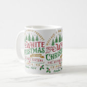 Mug White Christmas Wallace Et Davis Haynes Sister (Devant gauche)