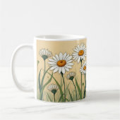 Mug White Daisy Meadow (Gauche)