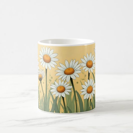 Mug White Daisy Summer (Centre)