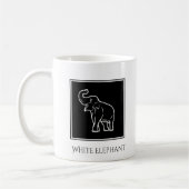 Mug White Elephant Party - Drôle cadeau de vacances (Gauche)