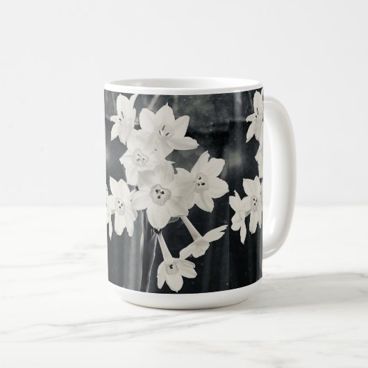 Mug White flowers (Devant droit)