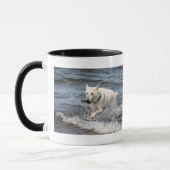 Mug White German Shepard sur le lac George (Gauche)
