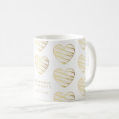 Mug White Heart Best Friends All Occasion Gift  (Devant droit)