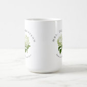 Mug White Hydrangea Grand-millénaire meilleur enseigna (Centre)