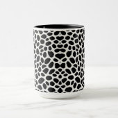 Mug White Leopard Elégante Collection de luxe tendance (Centre)