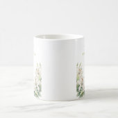Mug White Lily Flowers Wedding (Centre)