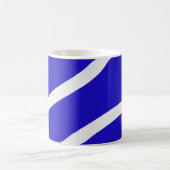 Mug – White Lines on Blue (Centre)