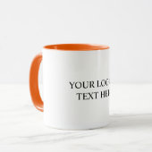 Mug White Personalized – Your Logo & Text Here (Devant gauche)