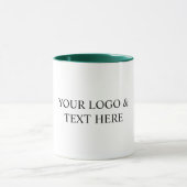 Mug White Personalized – Your Logo & Text Here (Centre)