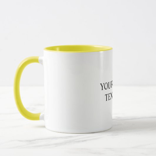 Mug White Personalized – Your Logo & Text Here (Gauche)
