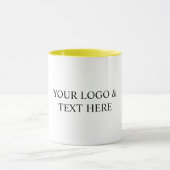 Mug White Personalized – Your Logo & Text Here (Centre)