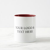 Mug White Personalized – Your Logo & Text Here (Centre)