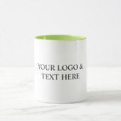 Mug White Personalized – Your Logo & Text Here (Centre)