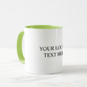 Mug White Personalized – Your Logo & Text Here (Devant gauche)