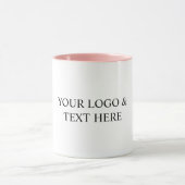 Mug White Personalized – Your Logo & Text Here (Centre)