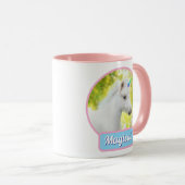 Mug White Pony Unicorn (Devant droit)