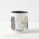 Mug White Rose Bouquet Belgian Tervuren (Centre)