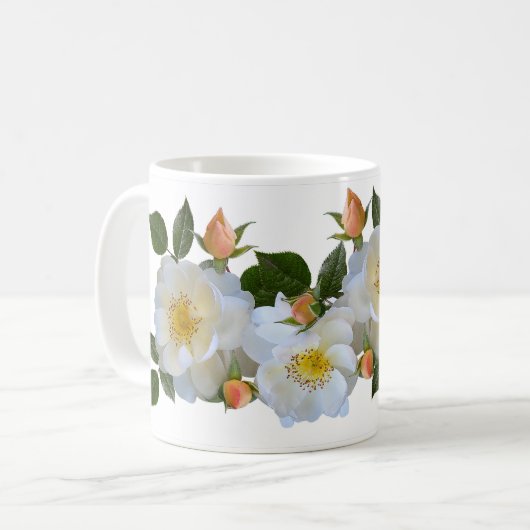 Mug White roses (Devant gauche)