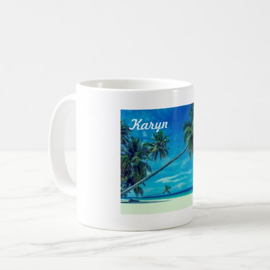 Mug White Sandy Beach (Devant gauche)